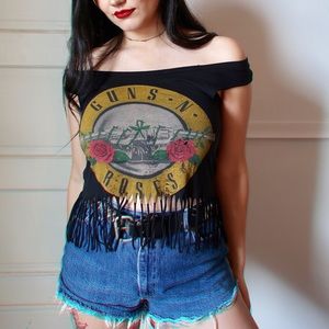 Guns n Roses 🌹 crop top